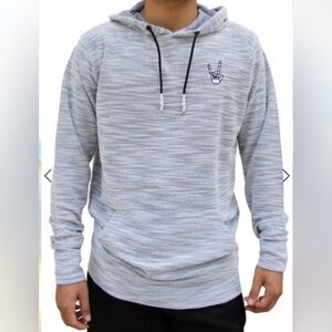 Affliction Era Charcoal Knit Hoodie